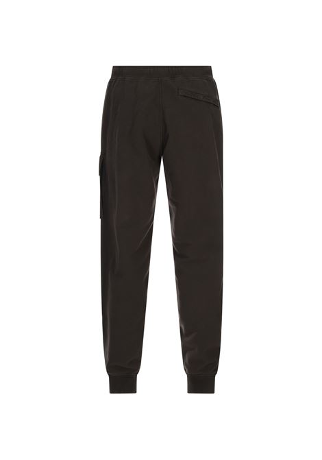Joggers In Cotone Biologico Garzato Piombo STONE ISLAND | S15-6200003 S0A20V0062